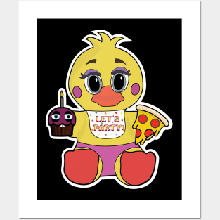 Chica Loves Pizza Posters and Art